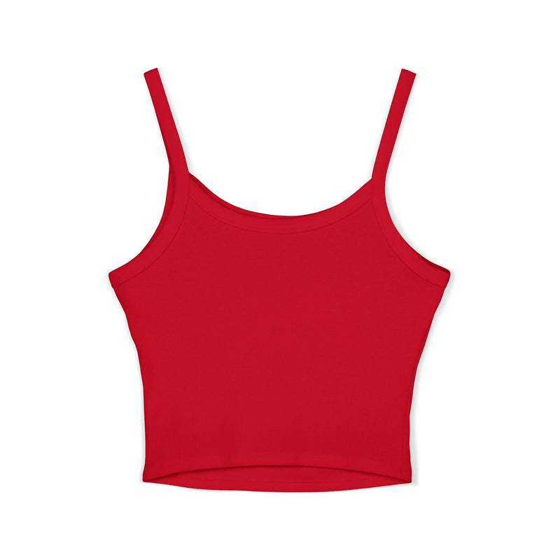 Red tank top on a white background